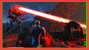 Fallout 4 â¢ Liberty Prime Combat Mission - WEAPONS HOT! HD wallpaper